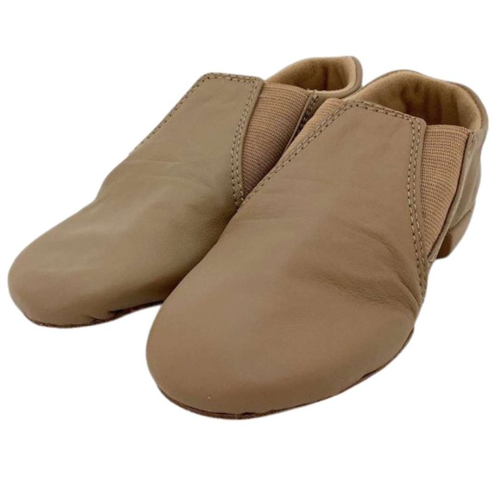 Dance Class | Kid's Pro Jazz Boot | Caramel | Size 10